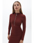 OXXO Rochie bodycon midi cu fenta cu fermoar - Pled.ro