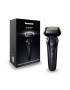 Panasonic Aparat de ras 6 lame "Japanese Blade Technology" Trimmer Senzor pentru barba 50min autonomie Li-Ion Wet & Dry Cap Flexibil 22D Cutie de transport Negru - Pled.ro