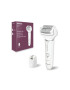 Panasonic Epilator Wet & Dry Cordless 2discuri & 60 pensete Senzor presiune Discuri duble Cap flexibil si pivotant la 90° 3 viteze Alb/Crem - Pled.ro