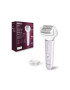 Panasonic Epilator Wet & Dry Cordless 2discuri & 60 pensete Senzor presiune Discuri duble Cap flexibil si pivotant la 90° 3 viteze Alb/Mov - Pled.ro