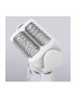 Panasonic Epilator Wet & Dry Cordless 2discuri & 60 pensete Senzor presiune Discuri duble Cap flexibil si pivotant la 90° 3 viteze Alb/Mov - Pled.ro