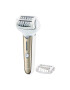 Panasonic Epilator Wet & Dry Cordless 60 pensete Discuri duble Cap flexibil si pivotant la 90° 3 viteze 3 accesorii Alb/Auriu - Pled.ro