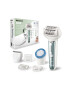 Panasonic Epilator Wet & Dry Cordless 60 pensete Discuri duble Cap flexibil si pivotant la 90° 3 viteze7 accesorii - Pled.ro