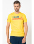 PeakSport Tricou unisex cu imprimeu text pentru fitness Poly Peak - Pled.ro