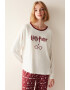 Penti Bluza de pijama din fleece cu Harry Potter - Pled.ro