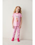 Penti Pijama din bumbac cu imprimeu Barbie - Pled.ro