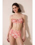 Penti Sutien de baie cu model floral si decupaj - Pled.ro