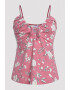 Penti Top de pijama cu imprimeu floral - Pled.ro