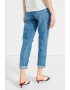 Pepe Jeans London Blugi crop mom fit - Pled.ro