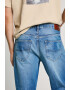 Pepe Jeans London Blugi cu talie medie si aspect decolorat - Pled.ro