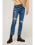 Pepe Jeans London Blugi mom-fit cu detalii cu aspect deteriorat Violet - Pled.ro