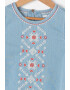 Pepe Jeans London Bluza cu decupaje pe umeri si cusaturi decorative Danila - Pled.ro