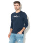 Pepe Jeans London Bluza cu imprimeu logo Eggo - Pled.ro