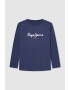 Pepe Jeans London Bluza de bumbac cu imprimeu logo - Pled.ro