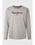 Pepe Jeans London Bluza de bumbac cu imprimeu logo - Pled.ro