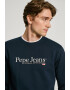 Pepe Jeans London Bluza de trening cu decolteu la baza gatului si imprimeu logo - Pled.ro