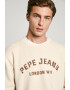 Pepe Jeans London Bluza de trening din bumbac cu imprimeu logo - Pled.ro