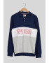 Pepe Jeans London Bluza polo cu logo supradimensionat - Pled.ro