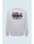 Pepe Jeans London Bluza sport cu decolteu la baza gatului si imprimeu logo Jared - Pled.ro