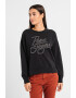 Pepe Jeans London Bluza sport cu decolteu la baza gatului si maneci cazute Connie - Pled.ro