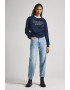 Pepe Jeans London Bluza sport cu decolteu rotund si logo - Pled.ro