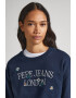 Pepe Jeans London Bluza sport cu decolteu rotund si logo - Pled.ro