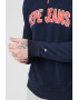 Pepe Jeans London Bluza sport cu fermoar scurt si logo Denzel - Pled.ro