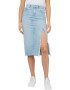 Pepe Jeans London Fusta din denim cu slit lateral - Pled.ro