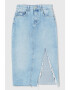 Pepe Jeans London Fusta din denim cu slit lateral - Pled.ro