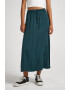 Pepe Jeans London Fusta midi cu snur in talie - Pled.ro