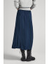 Pepe Jeans London Fusta midi cu snur in talie - Pled.ro