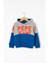 Pepe Jeans London Hanorac cu imprimeu logo catifelat Shaun - Pled.ro