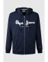 Pepe Jeans London Hanorac cu snur de ajustare si logo - Pled.ro