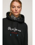 Pepe Jeans London Hanorac de bumbac cu imprimeu logo Calista - Pled.ro