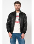 Pepe Jeans London Jacheta biker de piele Freddie - Pled.ro