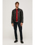 Pepe Jeans London Jacheta biker din piele Jayson - Pled.ro