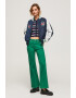 Pepe Jeans London Jacheta bomber cu broderii florale Abigail - Pled.ro