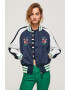 Pepe Jeans London Jacheta bomber cu broderii florale Abigail - Pled.ro