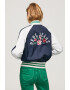 Pepe Jeans London Jacheta bomber cu broderii florale Abigail - Pled.ro