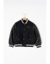 Pepe Jeans London Jacheta bomber cu maneci de piele ecologica Riley - Pled.ro