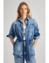 Pepe Jeans London Jacheta din denim cu aspect decolorat Mandy - Pled.ro