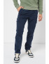 Pepe Jeans London Pantaloni cargo cu talie medie si snur - Pled.ro