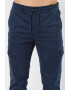 Pepe Jeans London Pantaloni cargo cu talie medie si snur - Pled.ro