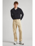 Pepe Jeans London Pantaloni chino din amestec de bumbac - Pled.ro