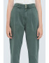 Pepe Jeans London Pantaloni conici de bumbac - Pled.ro