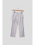 Pepe Jeans London Pantaloni din amestec de in cu model in dungi - Pled.ro