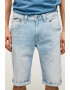 Pepe Jeans London Pantaloni scurti de denim cu aspect decolorat - Pled.ro