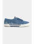 Pepe Jeans London Pantofi sport de denim cu imprimeu logo - Pled.ro