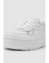 Pepe Jeans London Pantofi sport flatform de piele cu garnituri de piele ecologica - Pled.ro