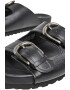 Pepe Jeans London Papuci de piele cu catarame - Pled.ro